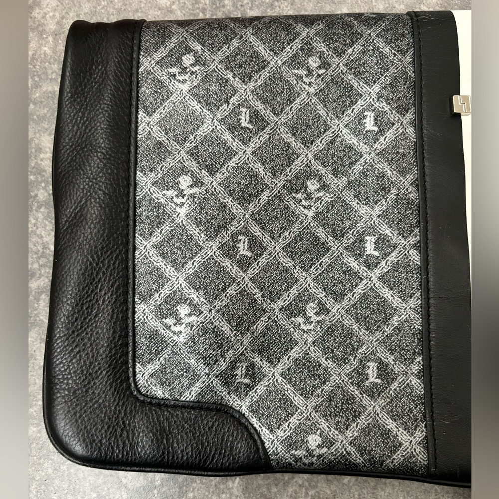 L.A.M.B. GWEN STEFANI Signature Foldover Clutch Leather HandBag Clutch Purse - Picture 5 of 13